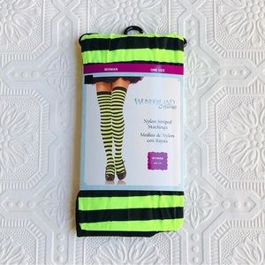 Wonderland Costumes Nylon Striped Stockings